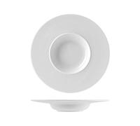 H&h Assiette À Pâtes En Porcelaine Galaxy 28 Cm Vaisselle Blanche