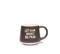 H&H Attitude Set 6 Tazze Jumbo, New Bone China, Colori Assortiti, cc355, Multicolore