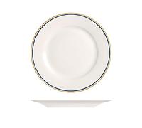 H&H Balmoral Servizio Tavola, 18 Piatti, New Bone China, Bianco