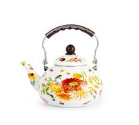 H&H Bollitore Fall Blossom In Smalto Decorato Lt 2,5