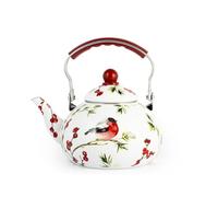 H&H Bollitore Red Melody In Smalto Decorato Lt 2,5