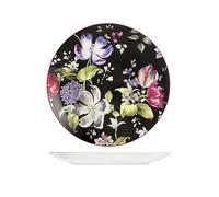 Ensemble De 12 Assiettes Plates H&H Bouquet Ø27Cm En Porcelaine