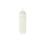 H&H Bouteille, 0,3 Litre, Plastique, Blanc, 6 x 6 x 20 cm