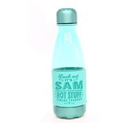 H&H - Bouteille d'eau réutilisable avec pochette personnalisée SAM - 500 ml - Non toxique - Pour la course, la gym, le yoga, l'extérieur et le camping