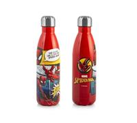 H&h bouteille thermique spiderman rouge marvel en acier inoxydable 0,5 l