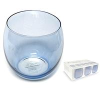 H&H Bubbly Sky Set Gobekets, Verre, Bleu Ciel, 460 ML, 6 Pièces