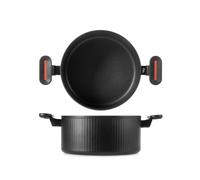 H&H By Bruno Barbieri Casseruola Antiaderente Voyage Cm 24