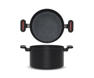 H&H By Bruno Barbieri Pentola Antiaderente Voyage Cm 22