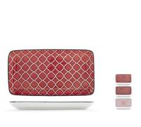 H&H By Bruno Barbieri Set 6 Piatti Rettangolari Nomad In Porcellana Cm 11x20