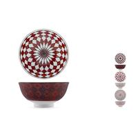 H&H By Bruno Barbieri Set 6 Poke Bowl Nomad In Porcellana Cm 12