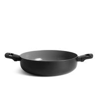 H&H Casserole 2 poignées antiadhésive 24 cm avec revêtement céramique ILAG, poignées en bakélite, compatible induction et vitrocéramique