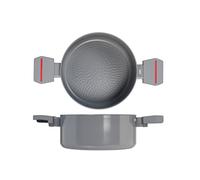 H&H Casseruola 2 Manici Antiaderente Division Cm20