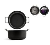 H&H Casseruola 2 Manici Dallas Pro Alluminio Cm 28