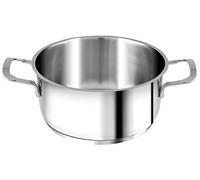 H&H Casseruola Inox Elodie 2 Manici Fondo A Induzione Cm24