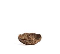 H&H Cestino Tondo In Rattan Cm 20X5,5