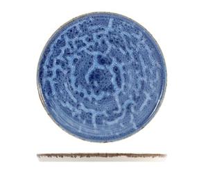 H&H Cobalt Lot de 6 assiettes rondes, porcelaine, 28 cm