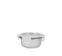 H&H Contenitore per alimenti tondo LOCK in acciaio inox 0,52 L