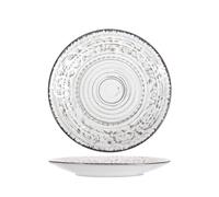 H&H Courtyard Set 6 Piatti Frutta Bianchi Cm 21