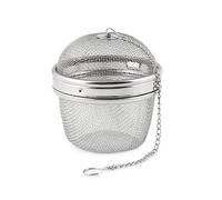 H&H Cuiseur à thé en Acier 18/10, avec chaîne, 8 x 7,5 cm, 8 cm