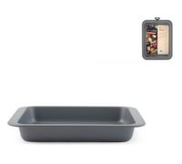 H&H Deli Chef Plaque Rectangulaire en Aluminium Antiadhésif Grise cm