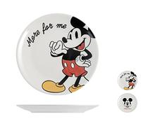 H&H Disney Mickey Piatto Dolce in Porcellana 26cm