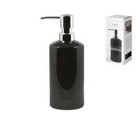 H&H Dosasapone In Ceramica Nero Tondo