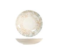 H&H Eris Assiette multi-usages en porcelaine Design moderne 25 cm