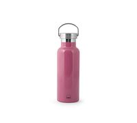 H&H - Flacon thermos en acier inoxydable 18/10 sans BPA, bouteille d'eau réutilisable, pour adultes et enfants, thermos en métal pour boissons chaudes ou froides au design attrayant, 500 ml - Fuchsia
