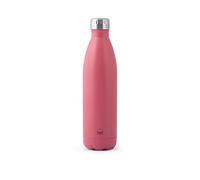 H&H - Flacon thermos en acier inoxydable 18/10 sans BPA, bouteille d'eau réutilisable, pour adultes et enfants, thermos en métal pour boissons chaudes ou froides au design attrayant, 750 ml - Fuchsia