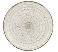 H & H Giotto plat portée peint à la main, blanc/gris