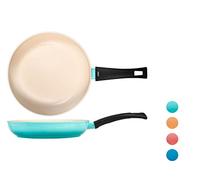 H&H Joyful Padella Antiaderente, Alluminio, 26cm, Colorata, Estate