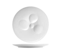 H&H Lot de 2 assiettes en porcelaine 30,8 cm