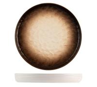 H&H Lot de 3 assiettes éclipse 25 cm