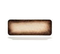 H&H Set 6 Piatti Rettangolari Eclipse 24,5x7,5 cm