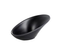 H&H, Lot de 6 bols à dégustation pour finger food en mélamine effet ardoise noir 6 x 12 x h5 cm