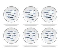 H&H Lot de 6 piatti frutta atlantic cm20