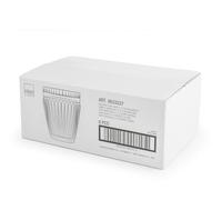 H&H Lot de 6 verres Daisy couleurs assorties cc270