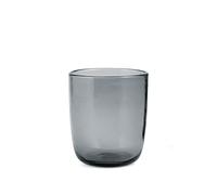 H&H Lot de 6 verres en verre saturne gris cl35