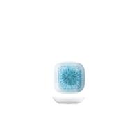 H&H Neptune Assiette Carrée En Porcelaine, 8Cm, Bleu
