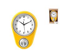 H&h orologio con timer contaminuti, 22x16cm, giallo