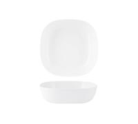 H&H Pengo 8716323 Faible Saladier Quadra, mélamine, 23 cm, mélamine, Blanc