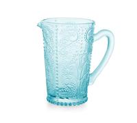H&H Brocca Garden In Vetro Azzurro Lt 1,35
