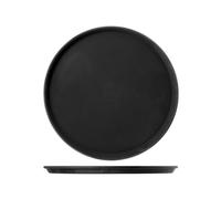 H&h Plateau Antidérapant, Noir, Rond, 35cm