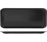 H&H Plateau Bord Mélamine 30X20X2 Noir Article pour la Maison