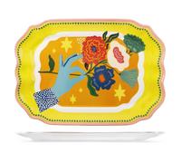 H&H Plateau Gipsy En Mélamine Décorée Rectangulaire 46,5x33 Cm