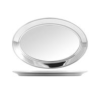 H&h Plateau Inox Ovale 35 Cm Vaisselle