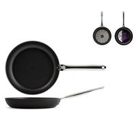 H&H Poêle Dallas Pro Aluminium Antiadhésif 28 Cm, Noir