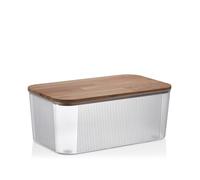 H&H Porta Pane Prisma Rigato In Polistirene