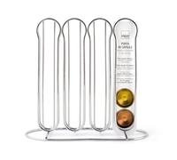 H&h Porte-Capsules Pour Café, Fil Chromé, 40 Places