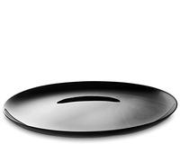 H & H premiere Lot de Assiettes à Pizza, Noir, 1 Unité